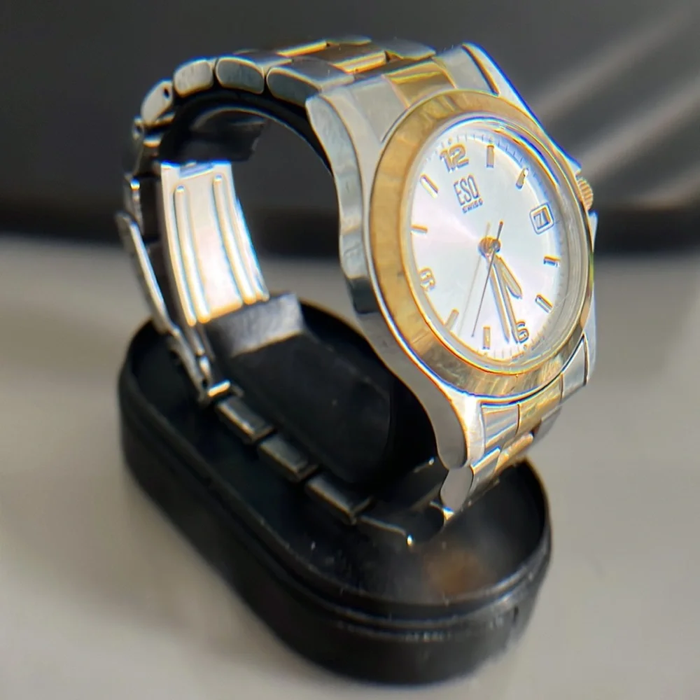 ESQ Swiss Vintage Men's Two Tone Stainless Steel Watch